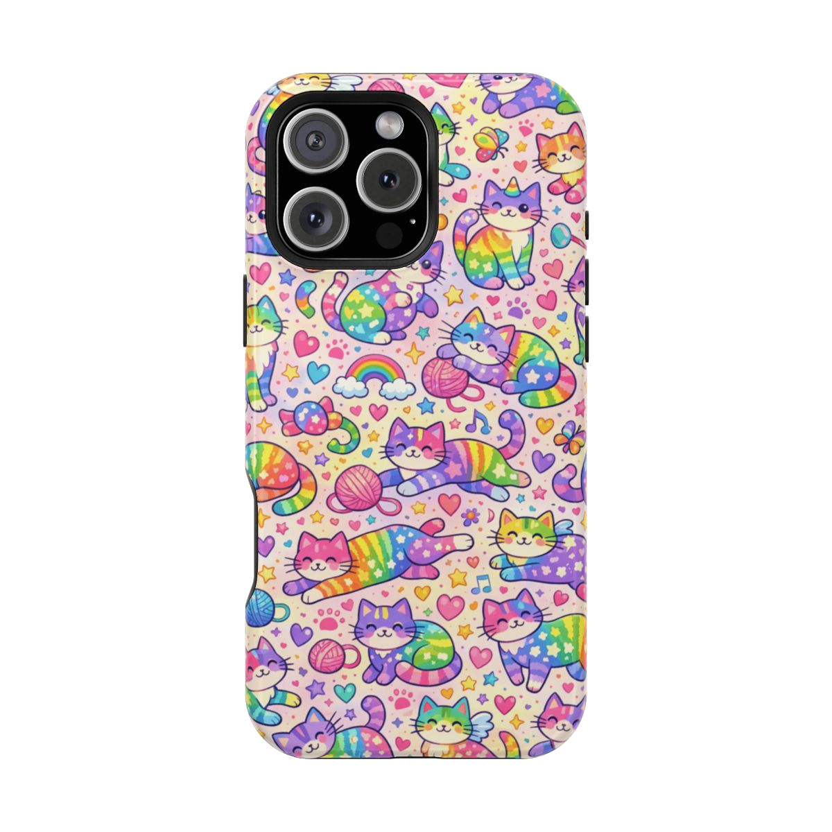Rainbow Kitties! Phone Case - iPhone 16 Pro Max