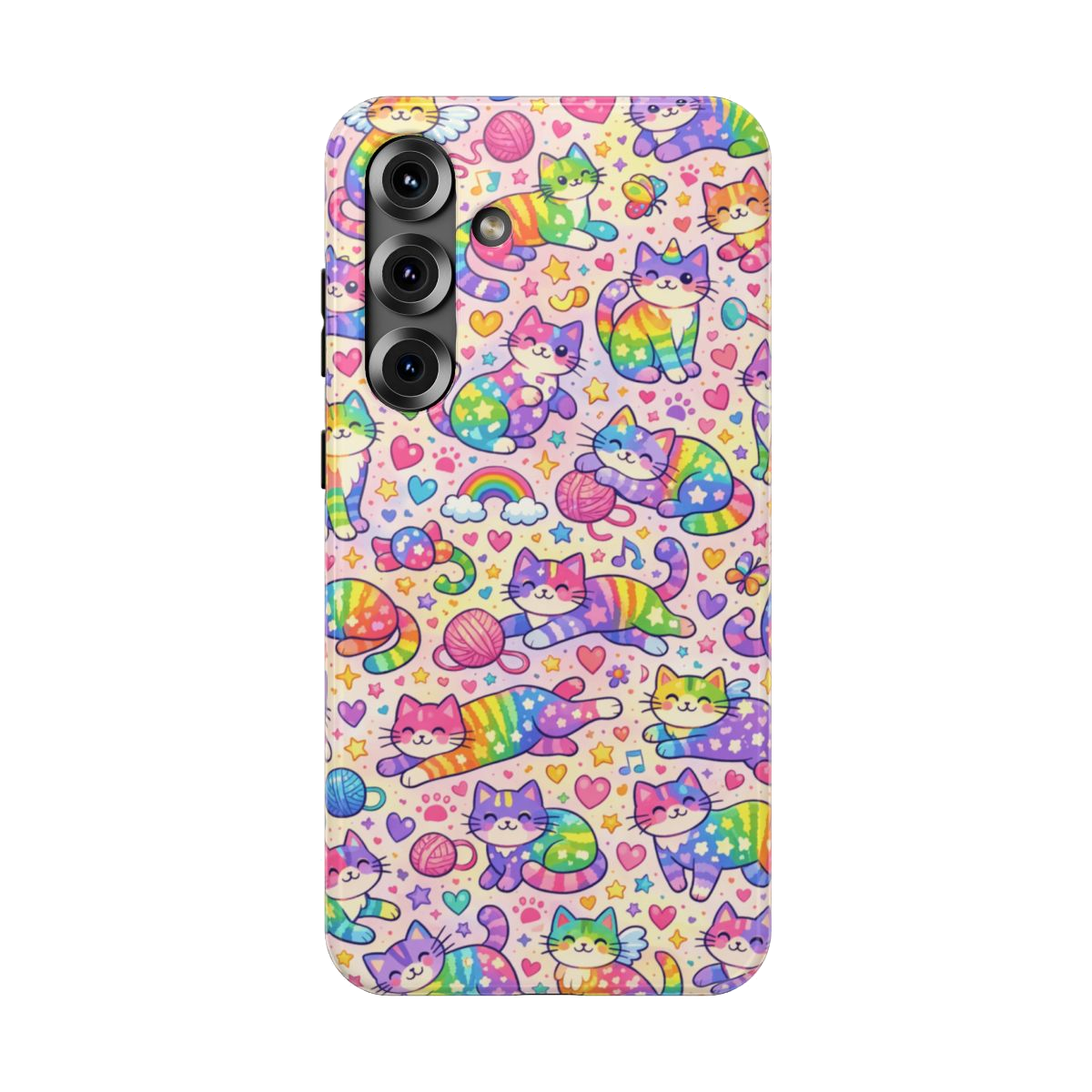 Rainbow Kitties! Phone Case - Samsung Galaxy S25 Plus