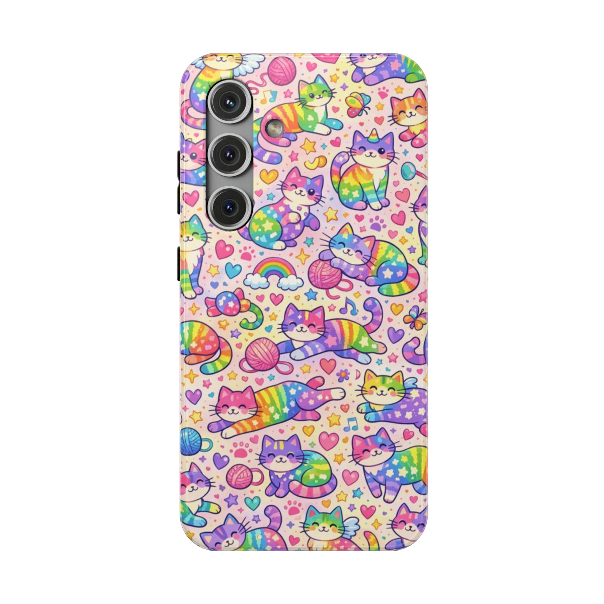 Rainbow Kitties! Phone Case - Samsung Galaxy S24