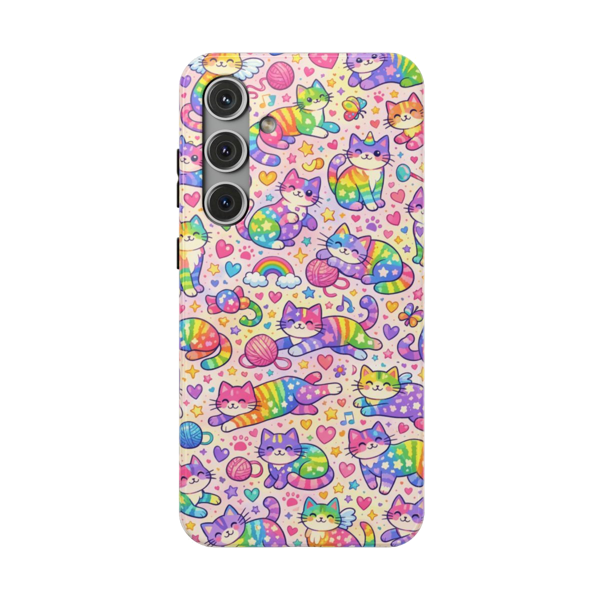 Rainbow Kitties! Phone Case - Samsung Galaxy S24 Plus
