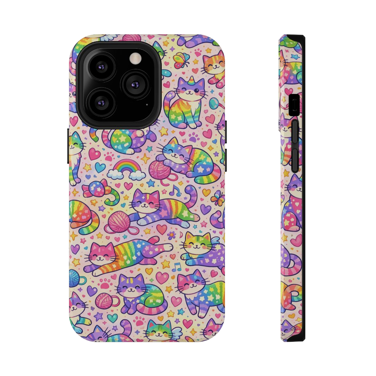 Rainbow Kitties! Phone Case - iPhone 13 Pro