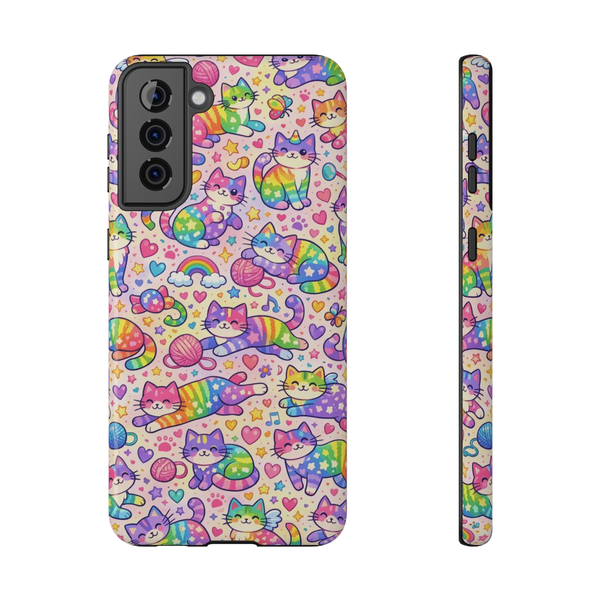 Rainbow Kitties! Phone Case - Samsung Galaxy S21 Plus