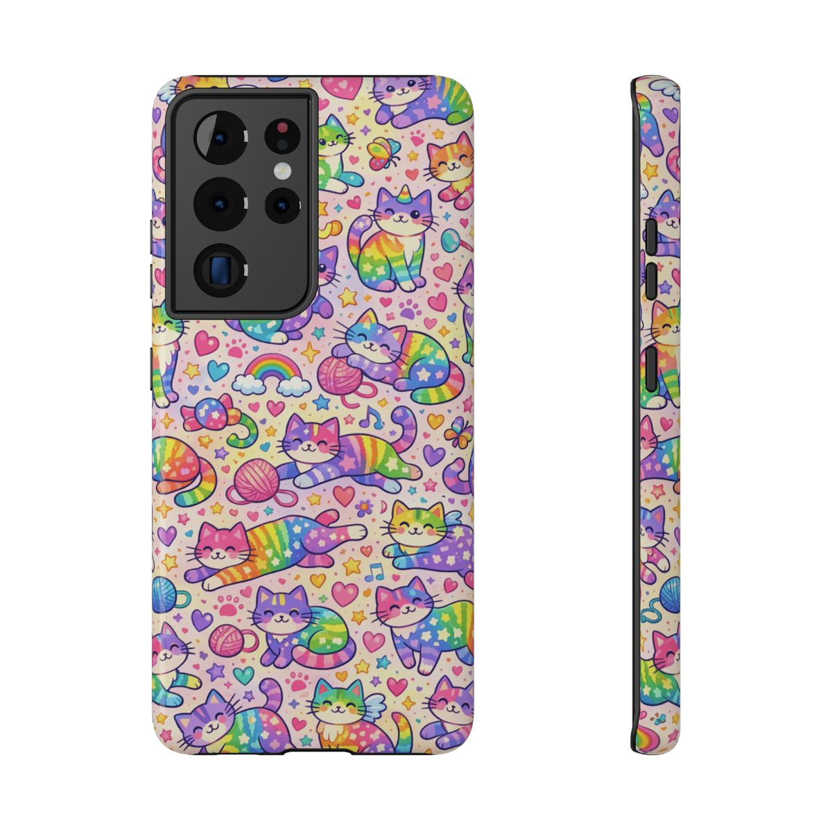 Rainbow Kitties! Phone Case - Samsung Galaxy S21 Ultra