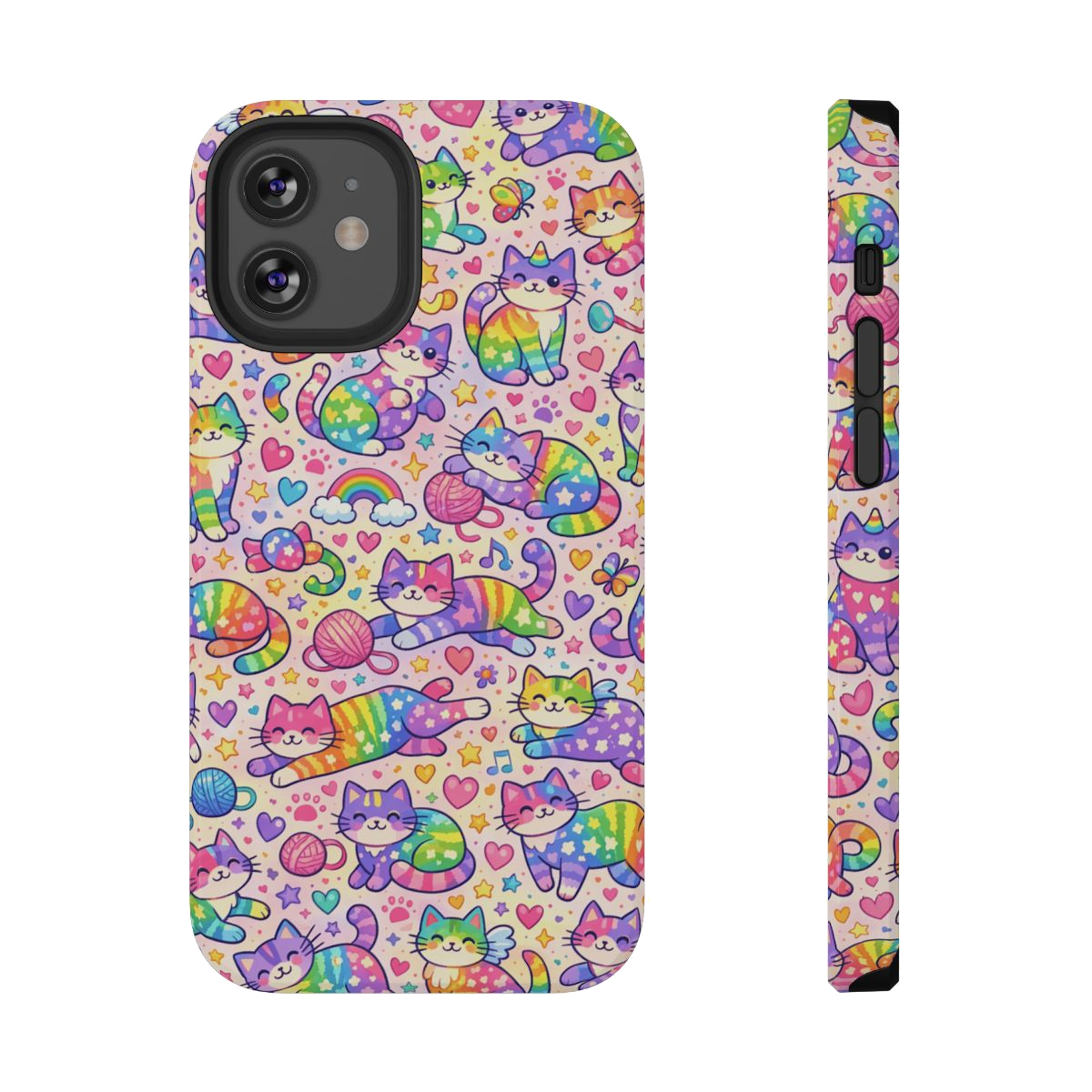 Rainbow Kitties! Phone Case - iPhone 12 Mini