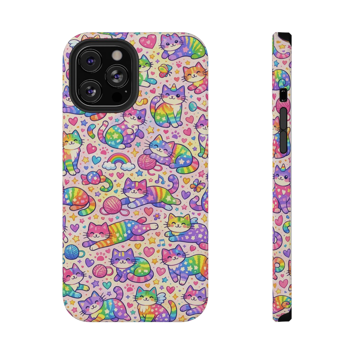 Rainbow Kitties! Phone Case - iPhone 12 Pro Max