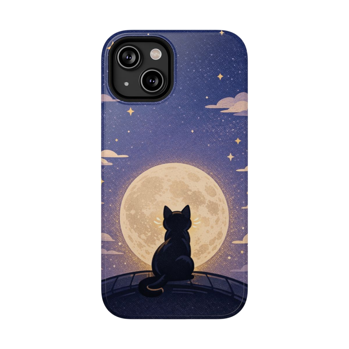 Full Moon Feline Phone Case - iPhone 14