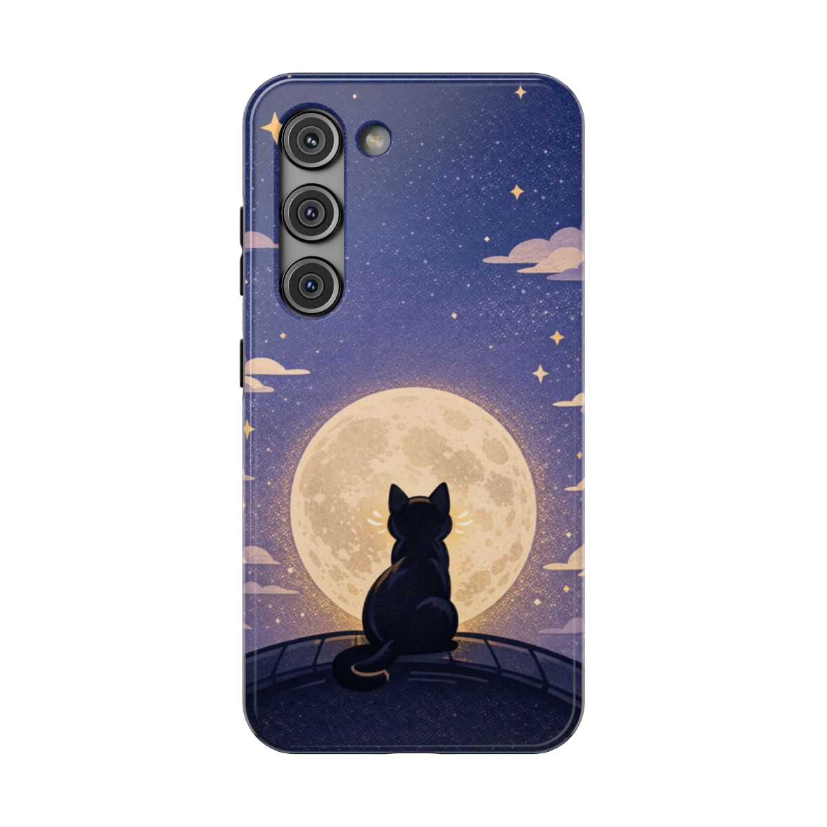 Full Moon Feline Phone Case - Samsung Galaxy S23