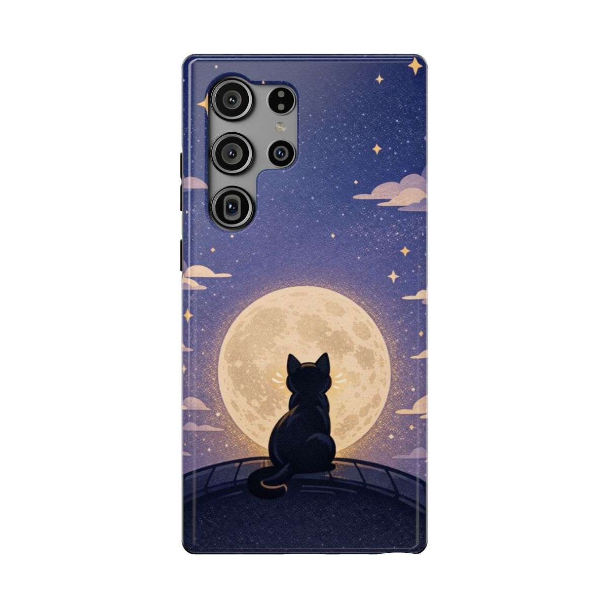 Full Moon Feline Phone Case - Samsung Galaxy S23 Ultra