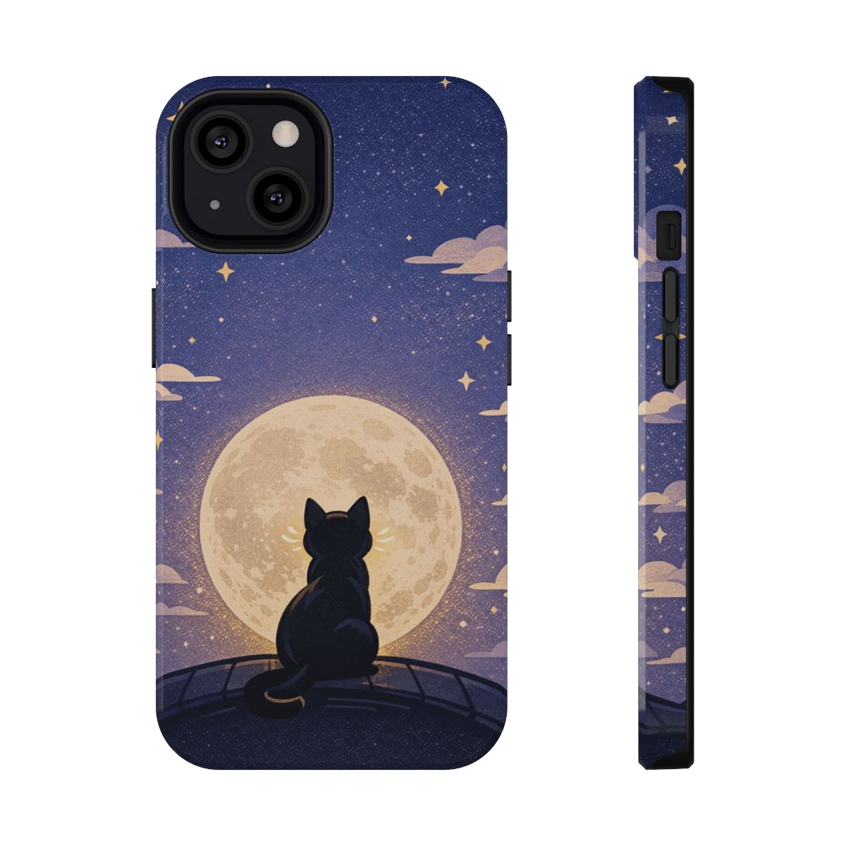 Full Moon Feline Phone Case - iPhone 13