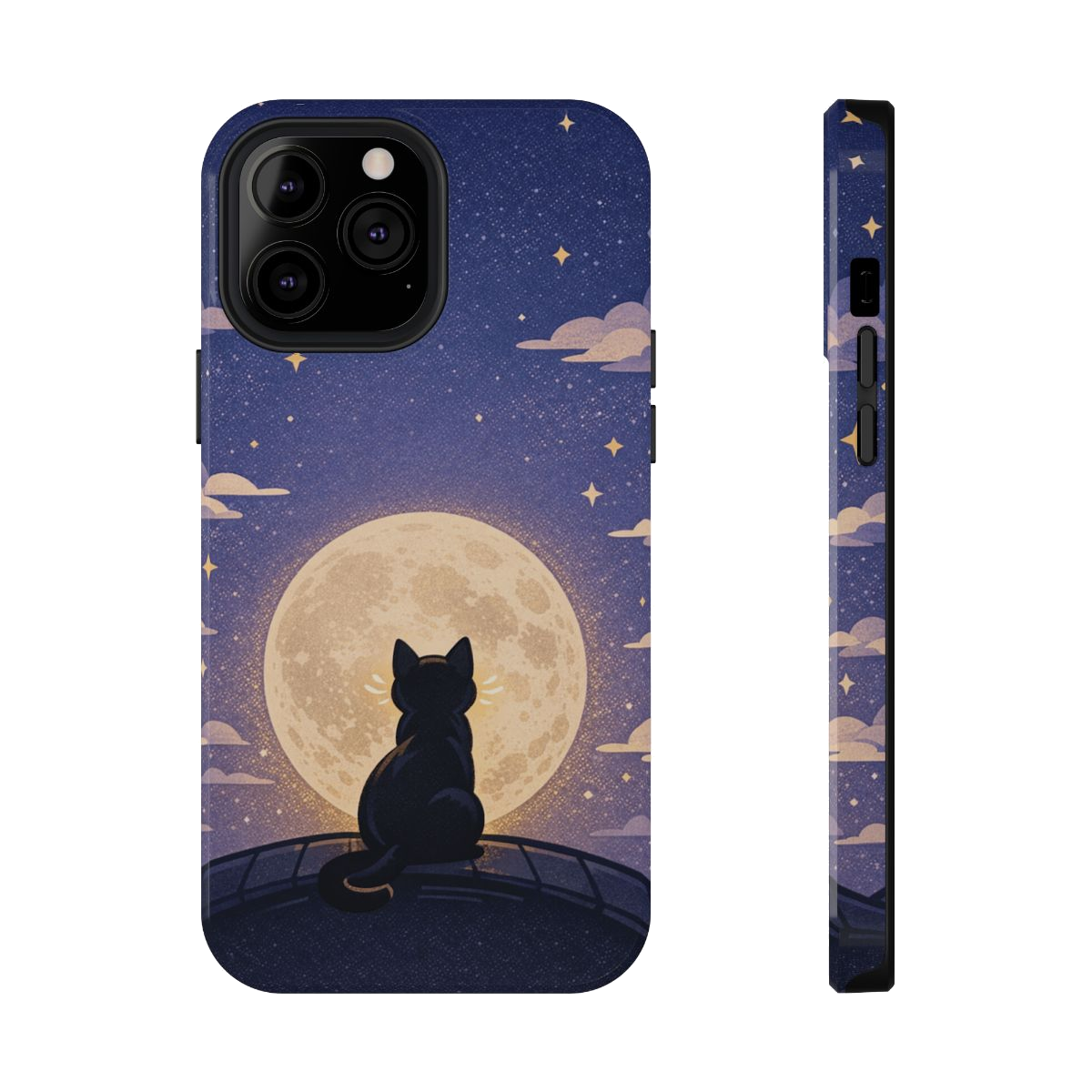 Full Moon Feline Phone Case - iPhone 13 Pro Max