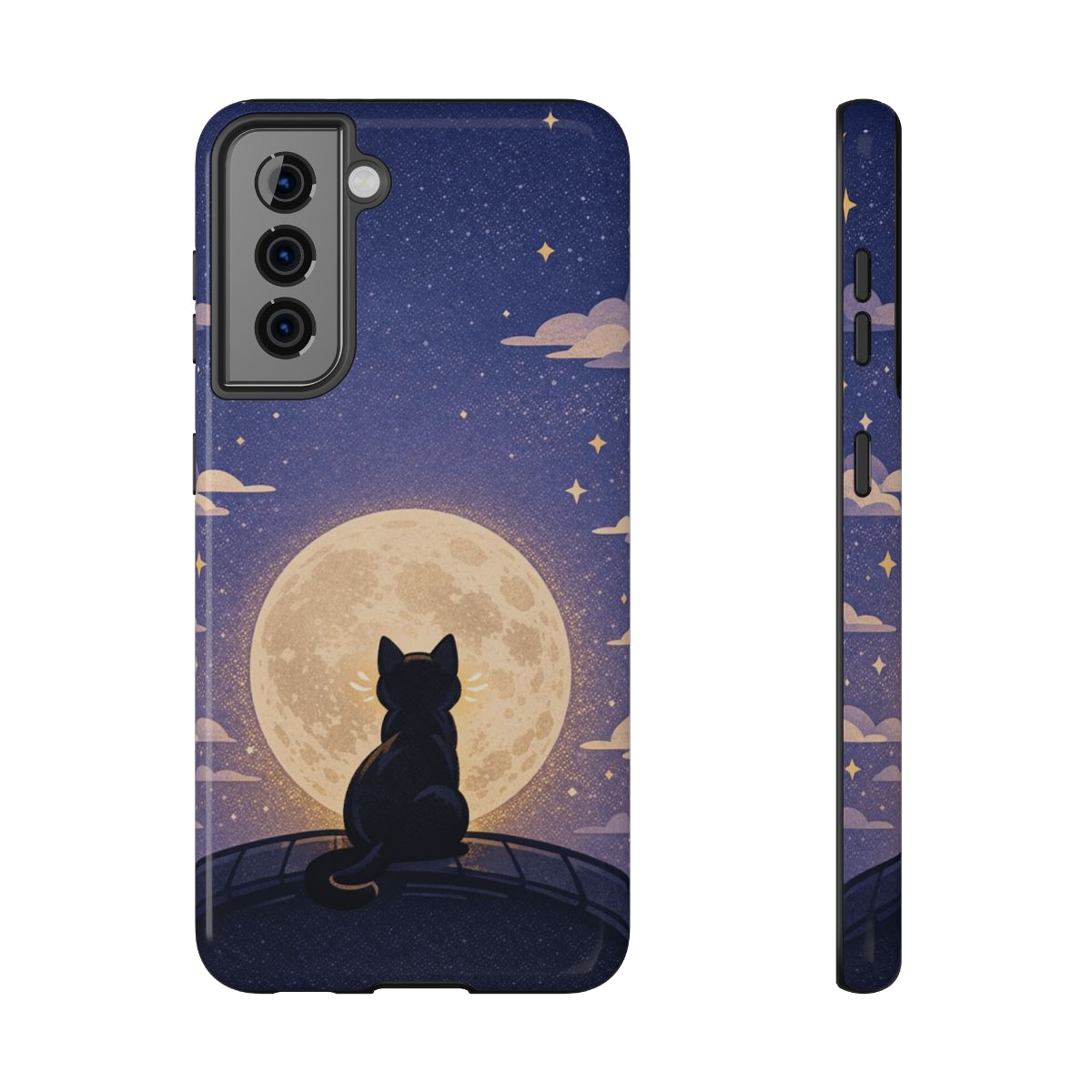 Full Moon Feline Phone Case - Samsung Galaxy S21