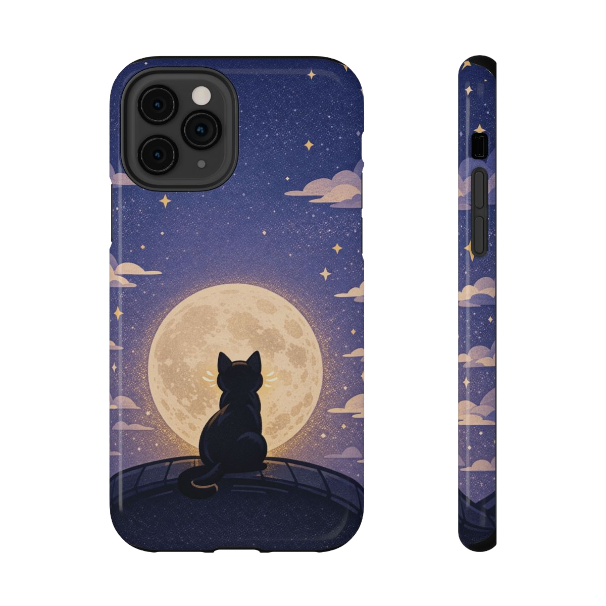 Full Moon Feline Phone Case - iPhone 11 Pro