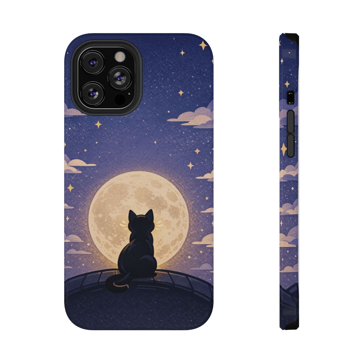 Full Moon Feline Phone Case - iPhone 12 Pro Max