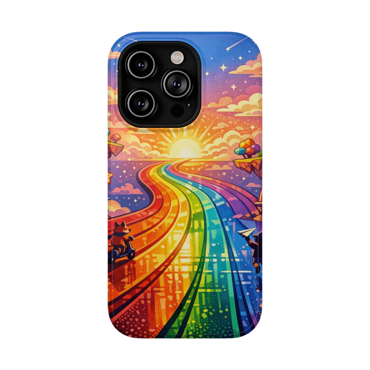 Rainbow Highway Phone Case - iPhone 14 Pro