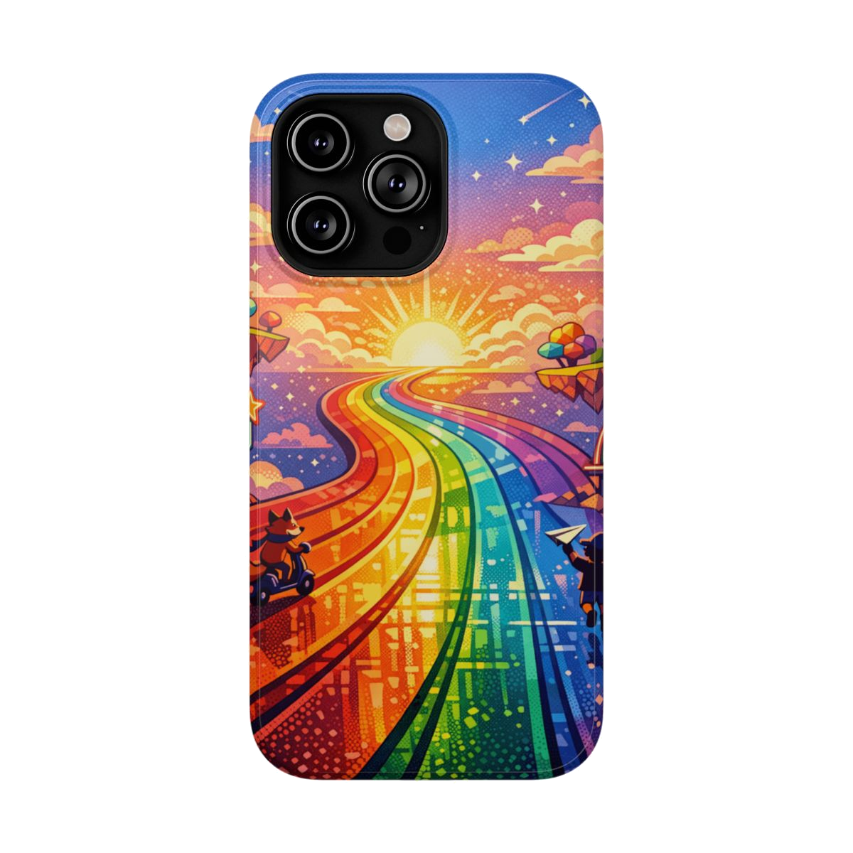 Rainbow Highway Phone Case - iPhone 14 Pro Max