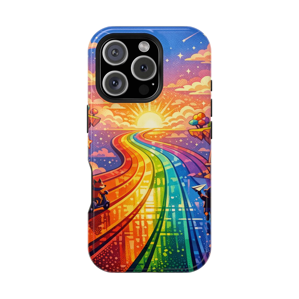 Rainbow Highway Phone Case - iPhone 16 Pro