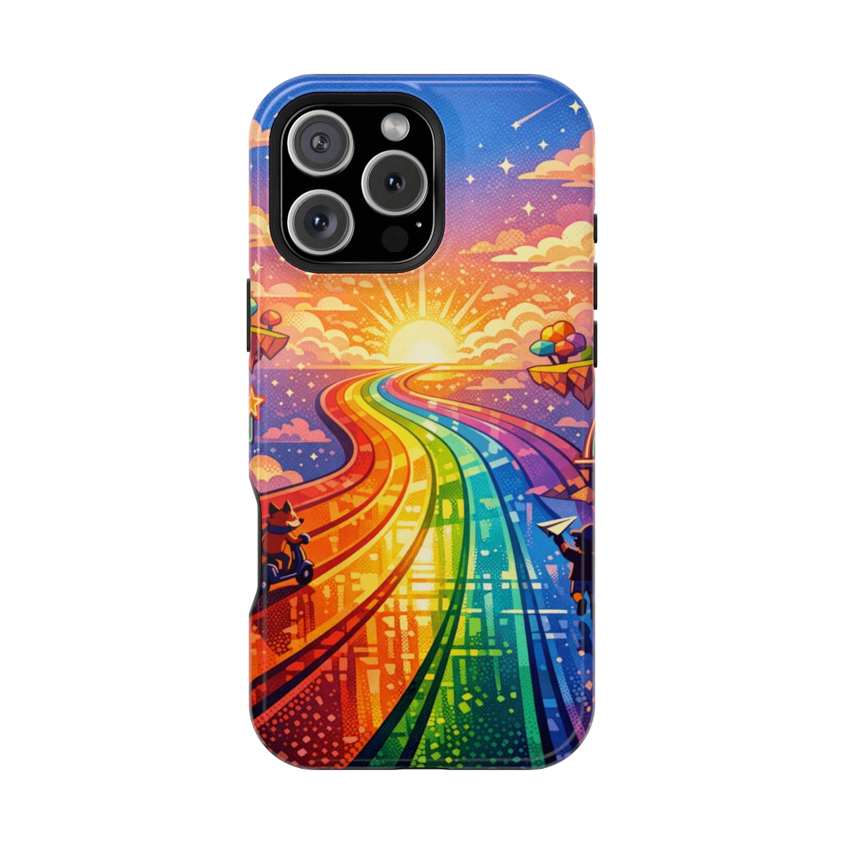 Rainbow Highway Phone Case - iPhone 16 Pro Max
