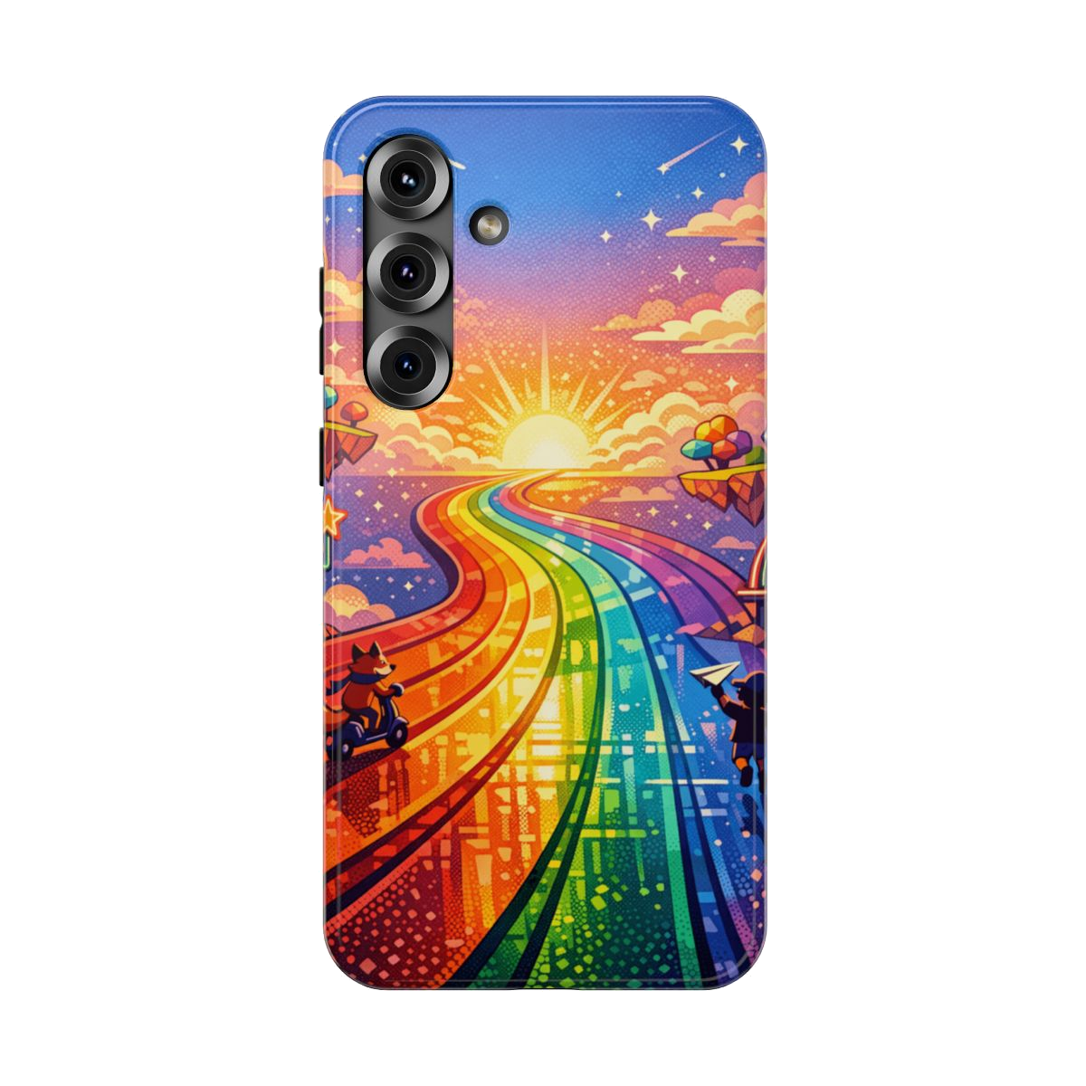 Rainbow Highway Phone Case - Samsung Galaxy S25 Plus