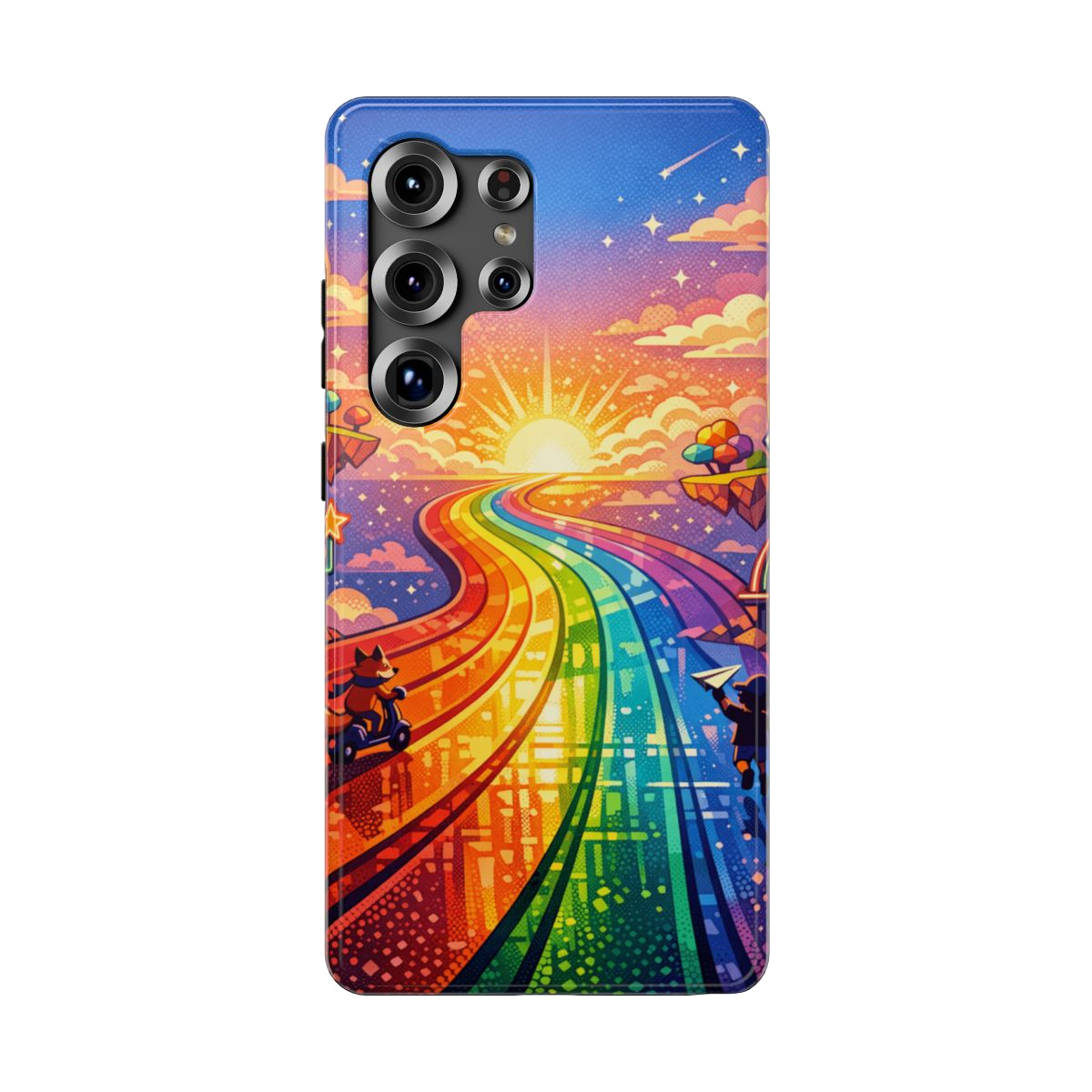 Rainbow Highway Phone Case - Samsung Galaxy S25 Ultra