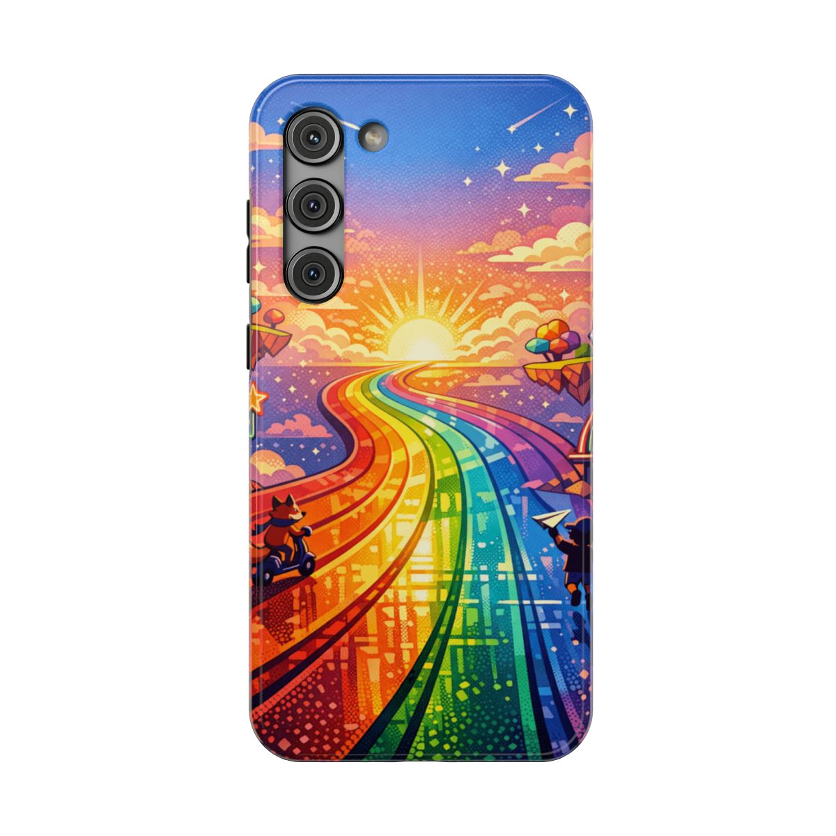 Rainbow Highway Phone Case - Samsung Galaxy S23 Plus