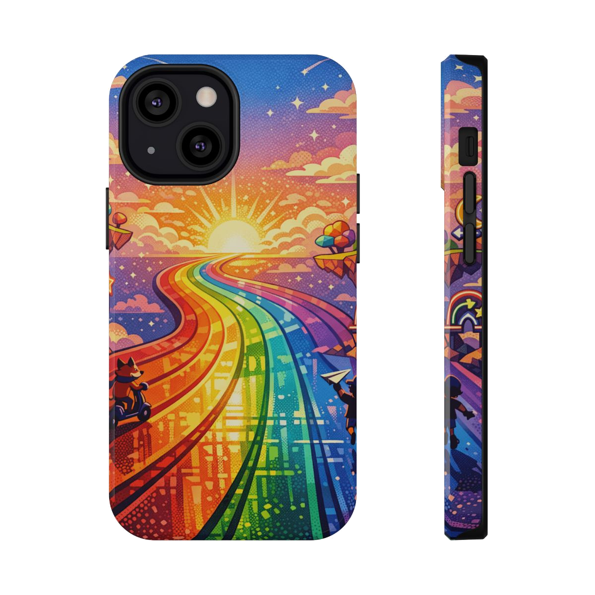 Rainbow Highway Phone Case - iPhone 13 Mini