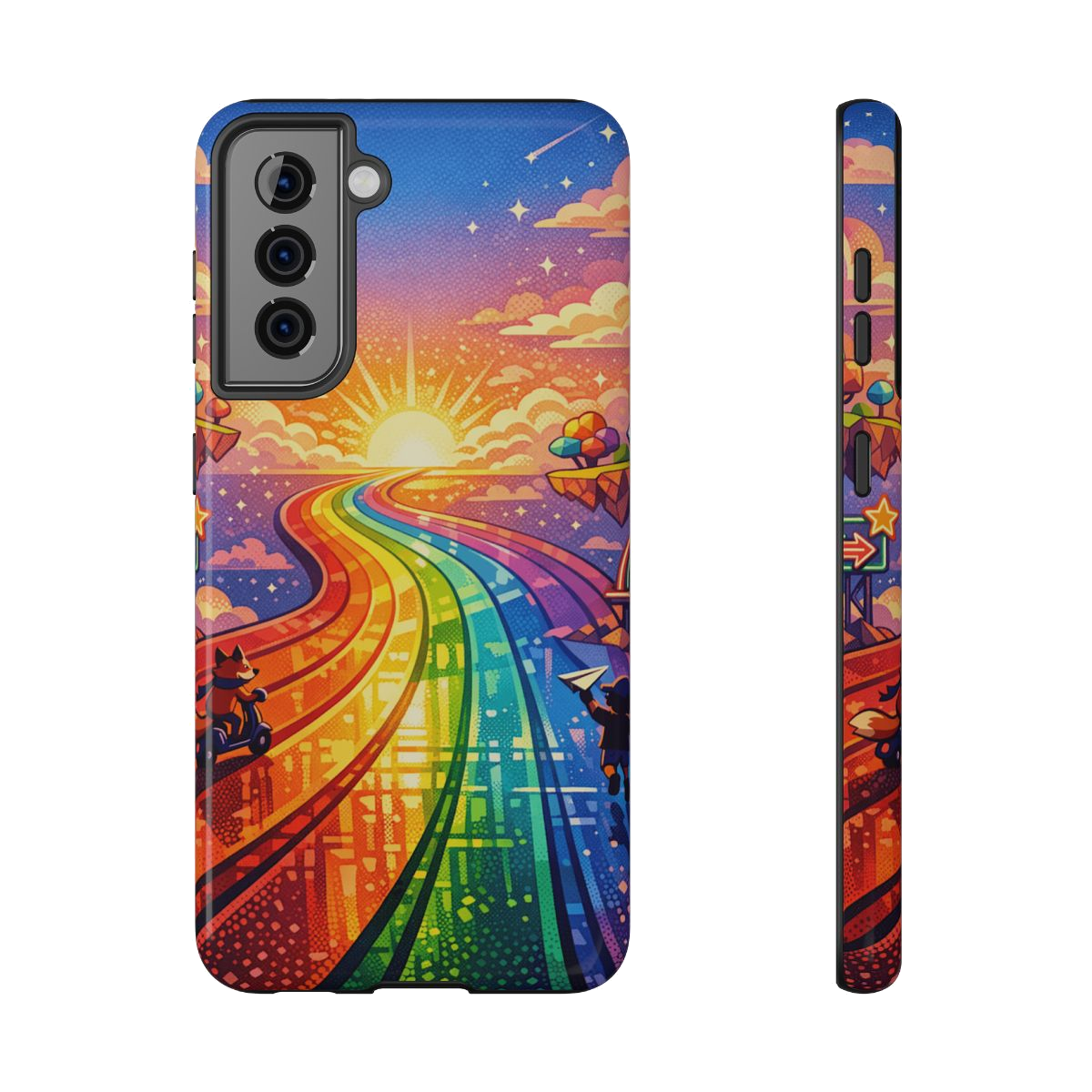 Rainbow Highway Phone Case - Samsung Galaxy S21