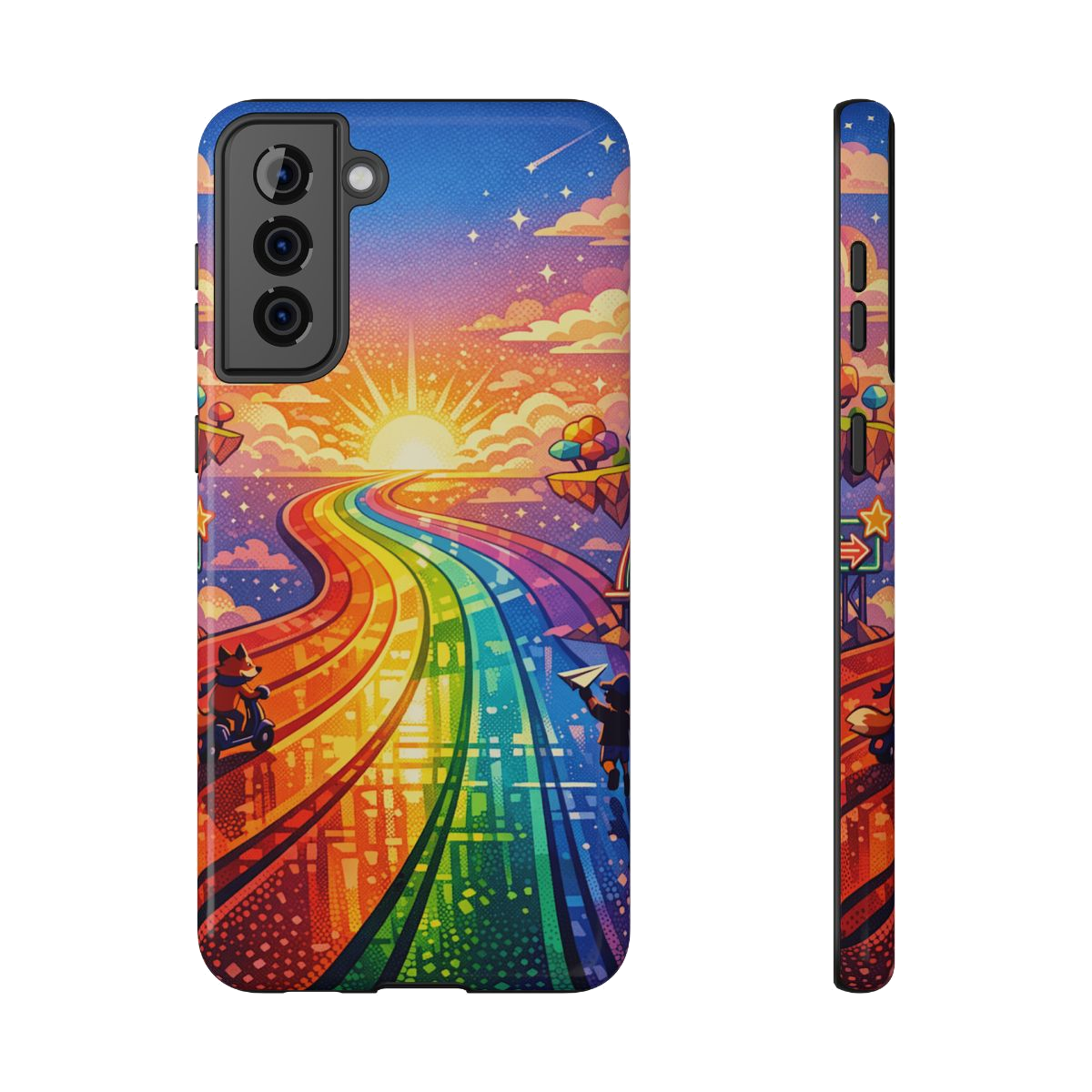 Rainbow Highway Phone Case - Samsung Galaxy S21 Plus
