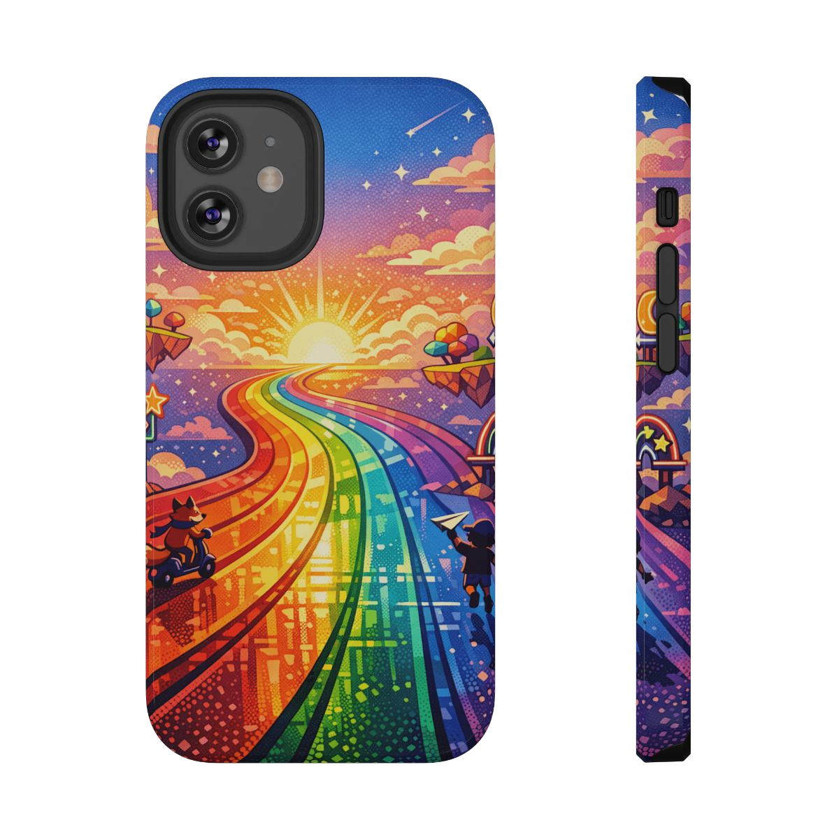 Rainbow Highway Phone Case - iPhone 12 Mini