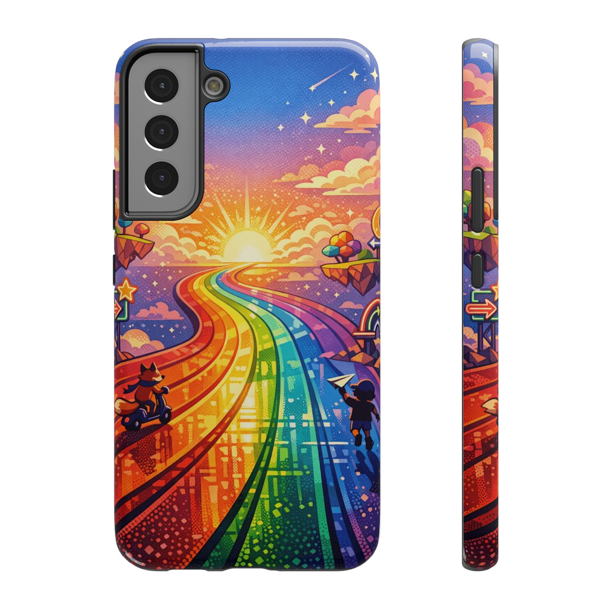 Rainbow Highway Phone Case - Samsung Galaxy S22 Plus