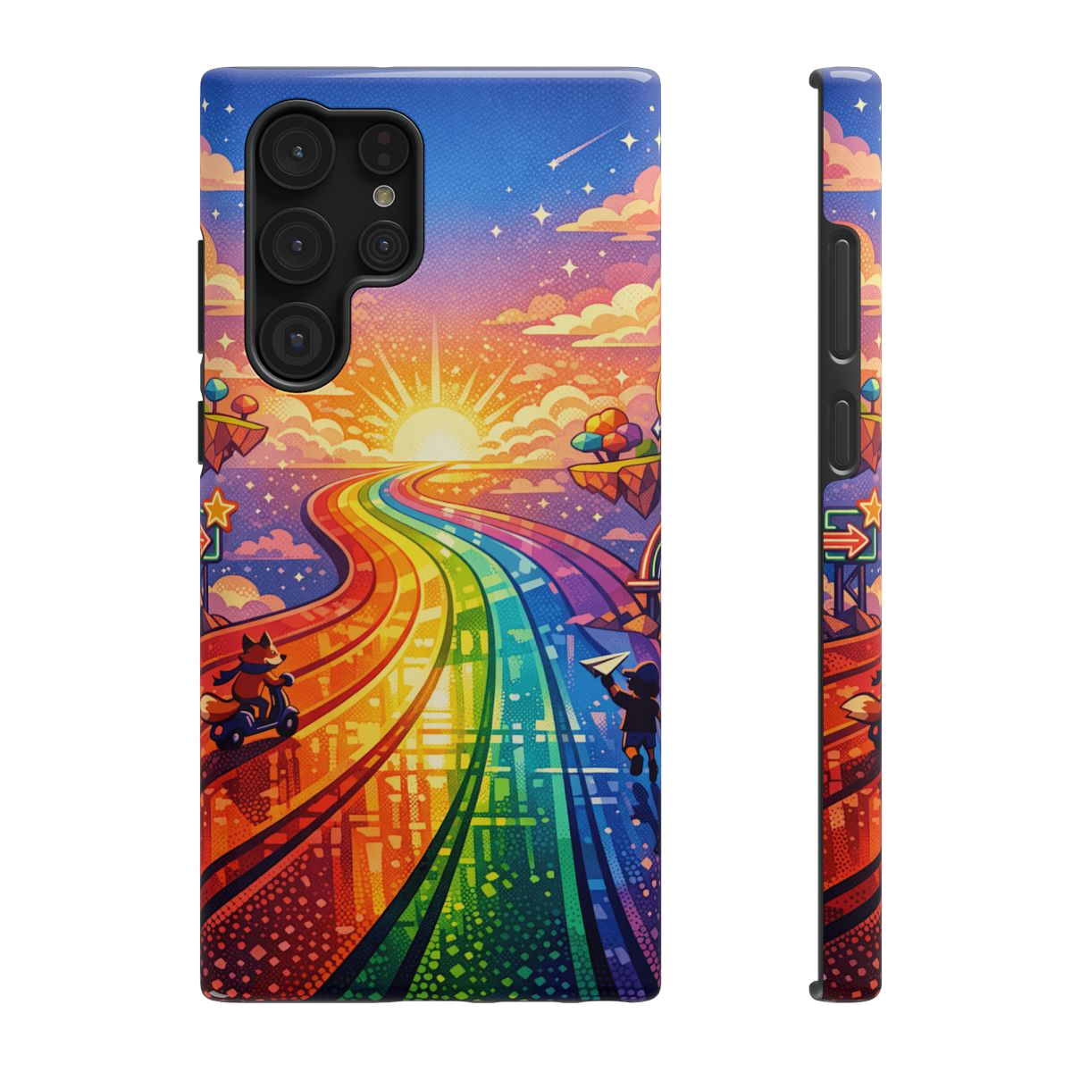 Rainbow Highway Phone Case - Samsung Galaxy S22 Ultra