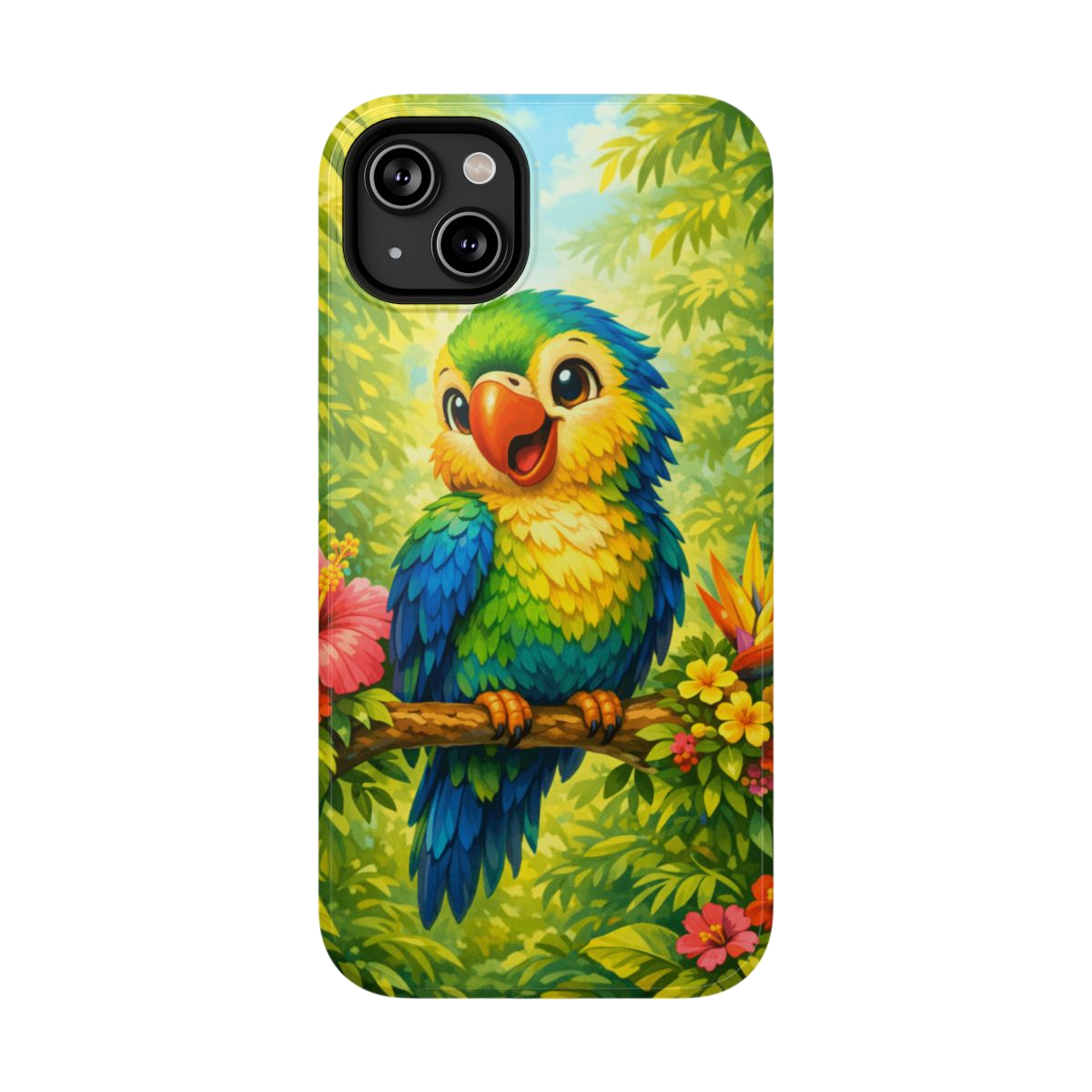 Cheery Parrot Phone Case - iPhone 14 Plus