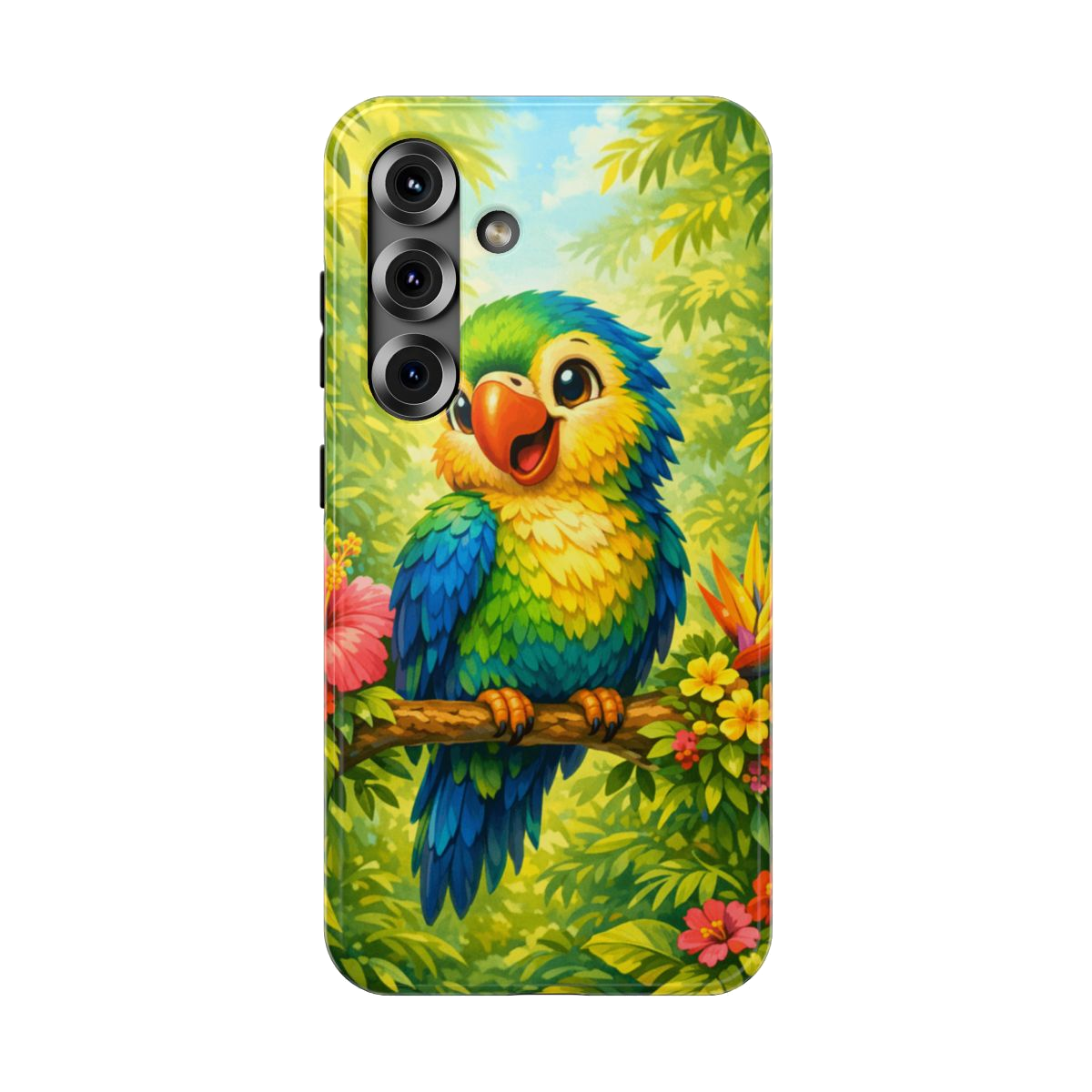 Cheery Parrot Phone Case - Samsung Galaxy S25