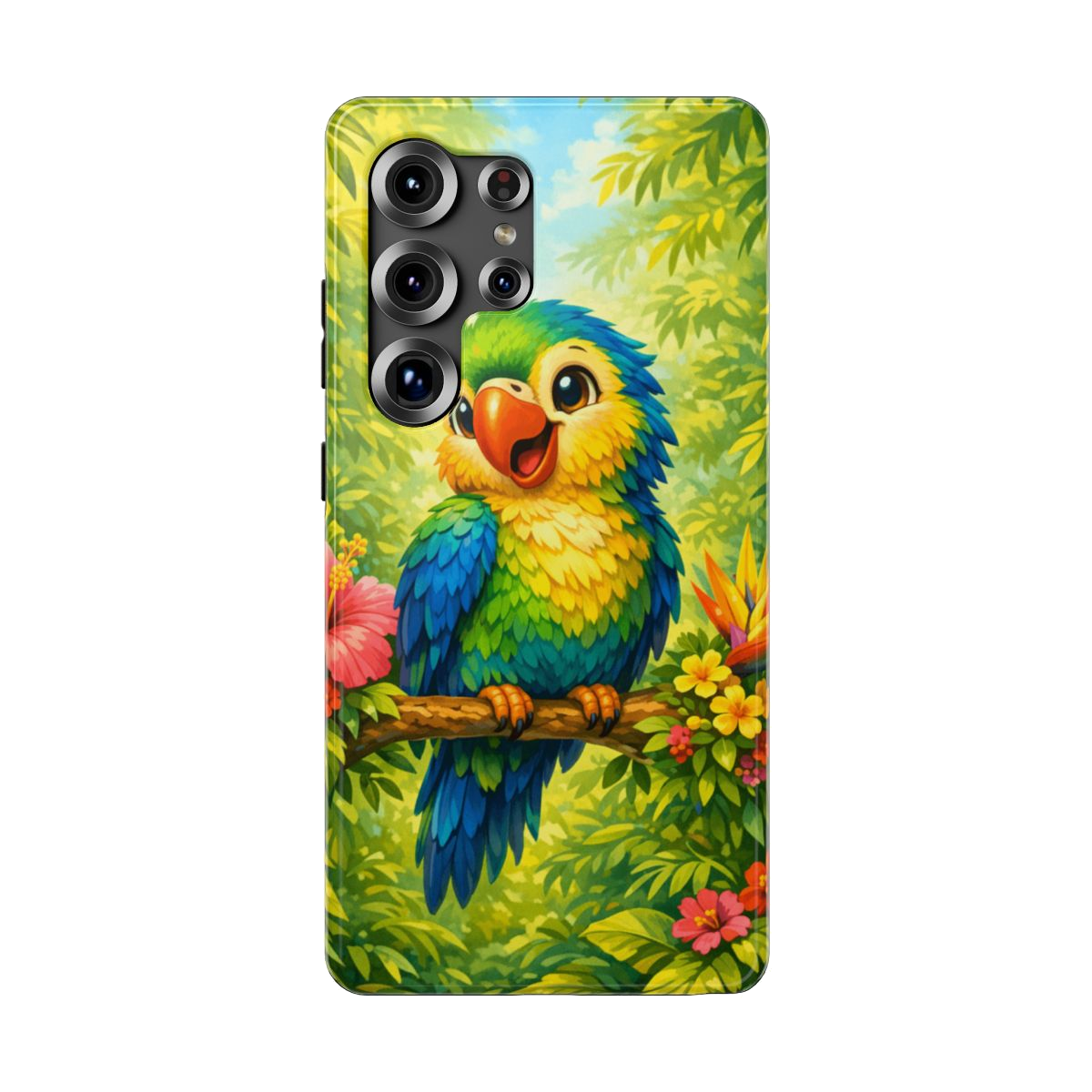 Cheery Parrot Phone Case - Samsung Galaxy S25 Ultra