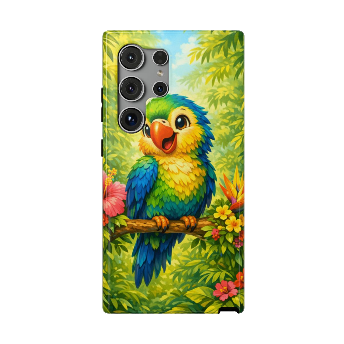 Cheery Parrot Phone Case - Samsung Galaxy S24 Ultra