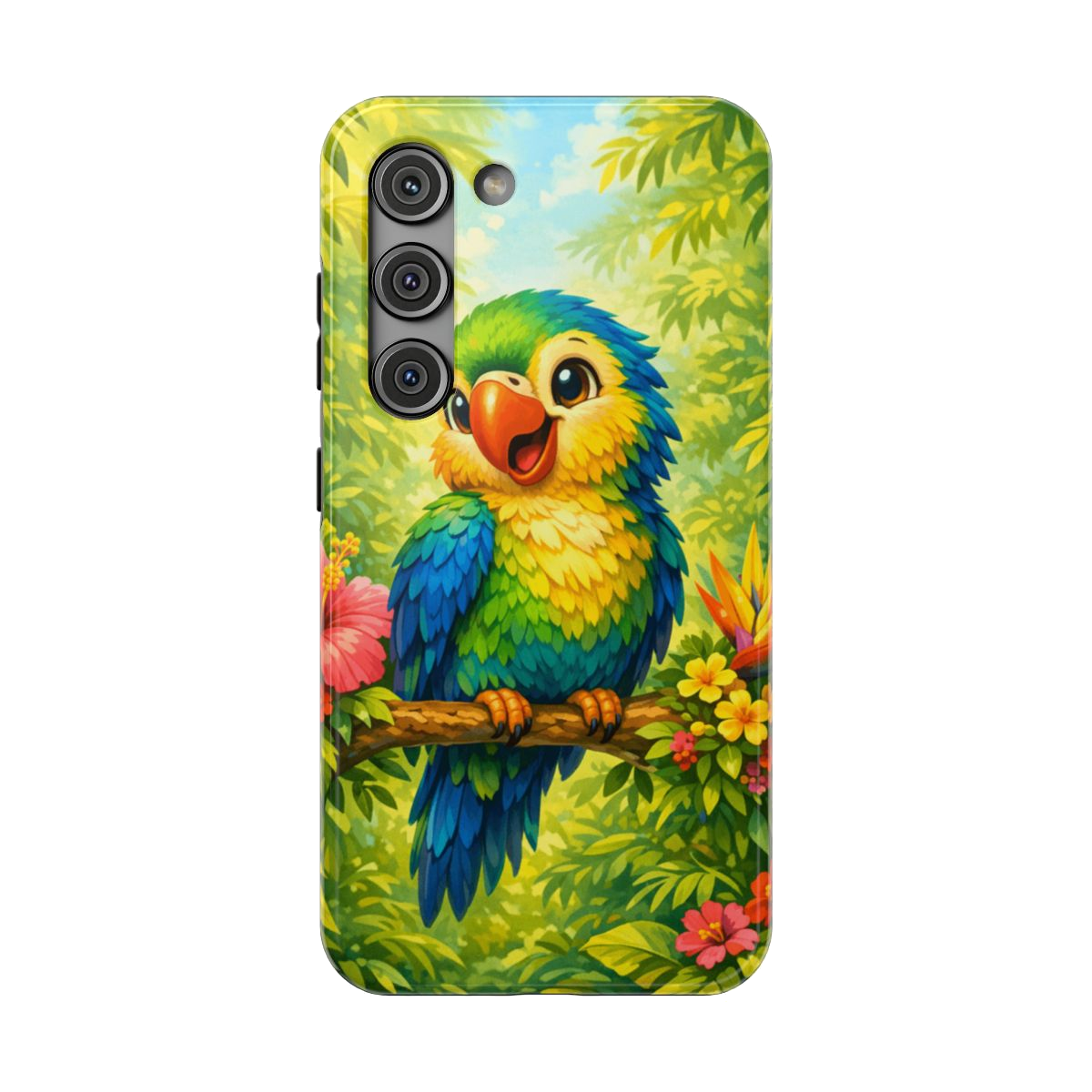 Cheery Parrot Phone Case - Samsung Galaxy S23
