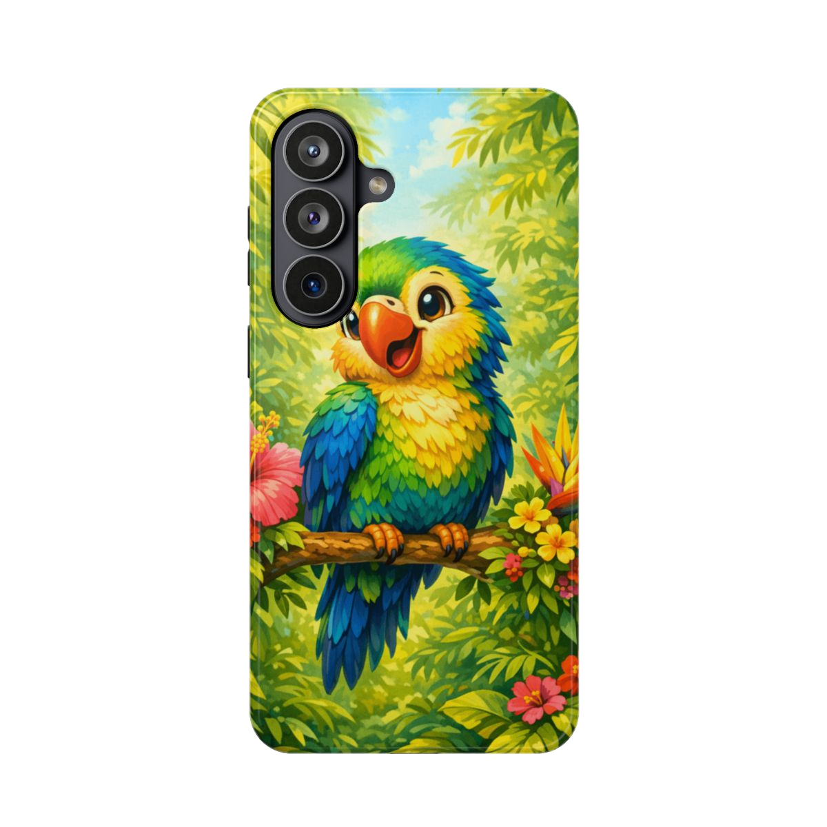 Cheery Parrot Phone Case - Samsung Galaxy S26 Plus