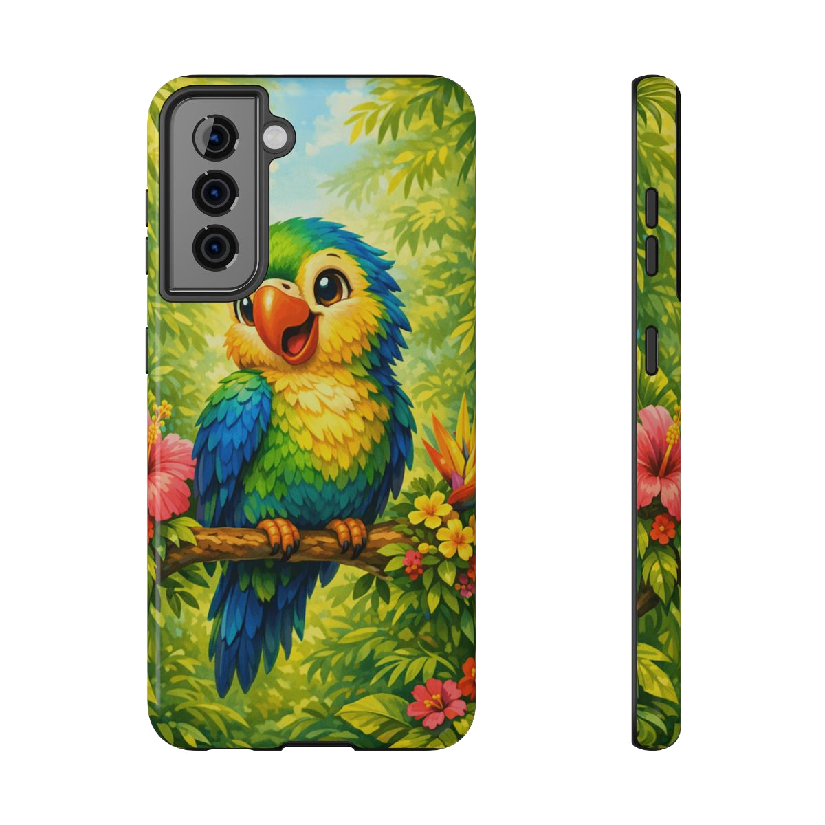 Cheery Parrot Phone Case - Samsung Galaxy S21
