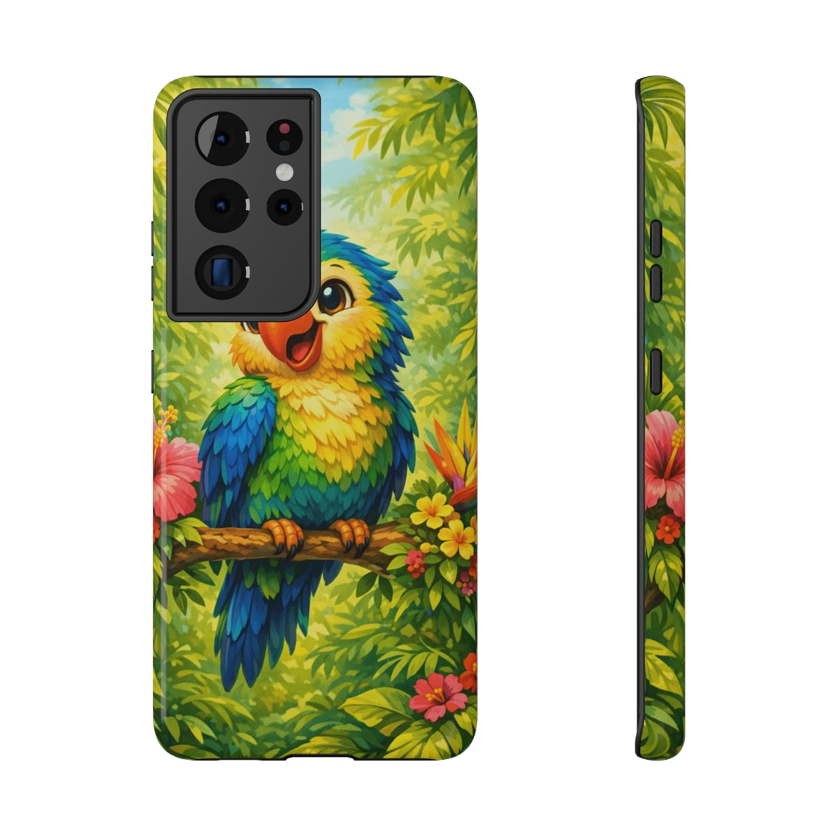 Cheery Parrot Phone Case - Samsung Galaxy S21 Ultra