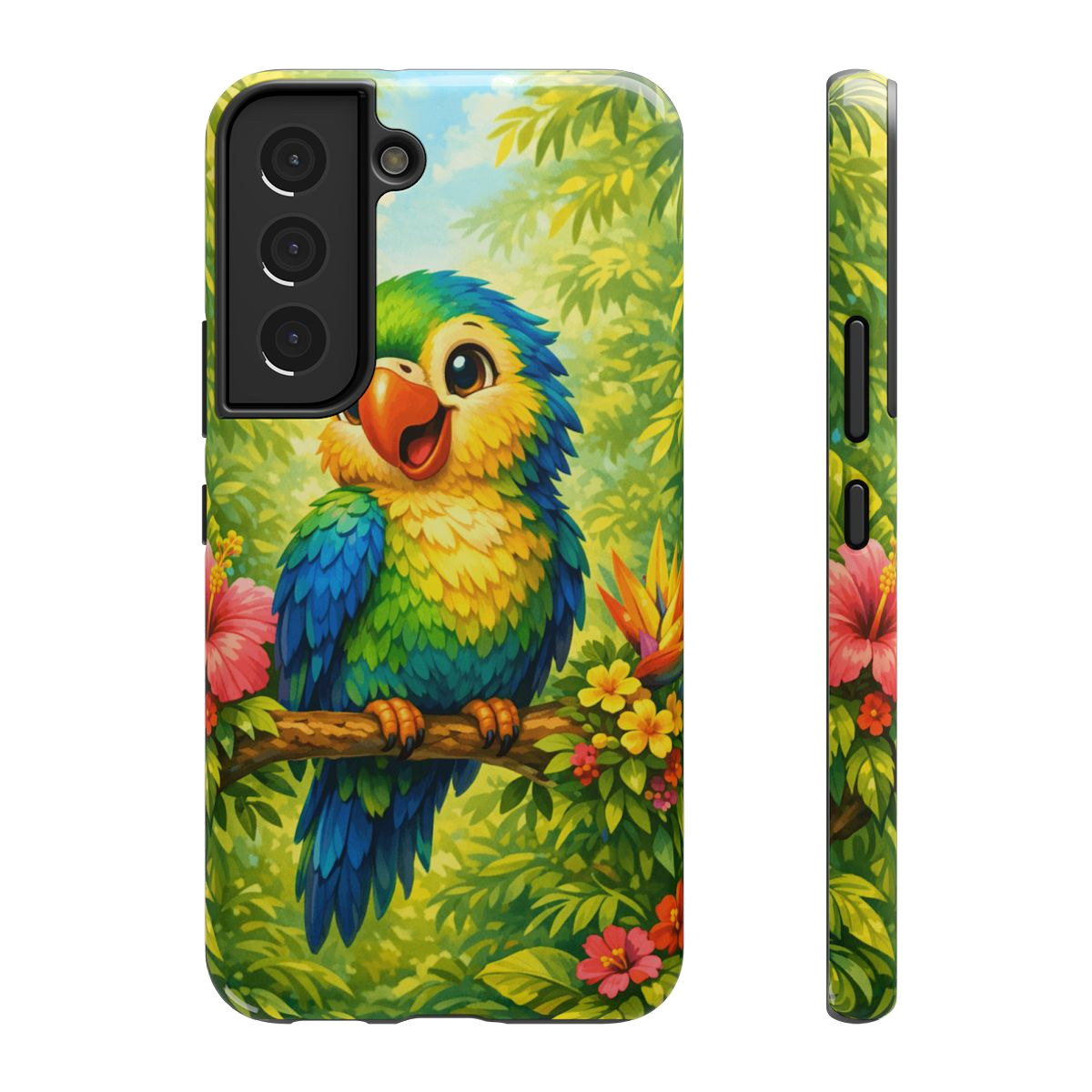 Cheery Parrot Phone Case - Samsung Galaxy S22