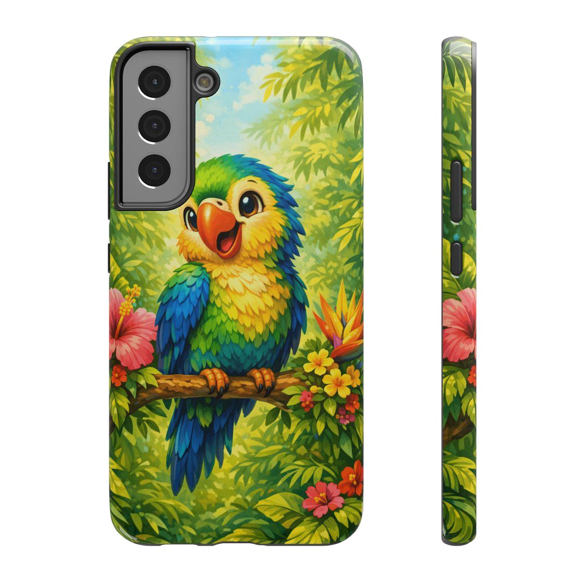 Cheery Parrot Phone Case - Samsung Galaxy S22 Plus