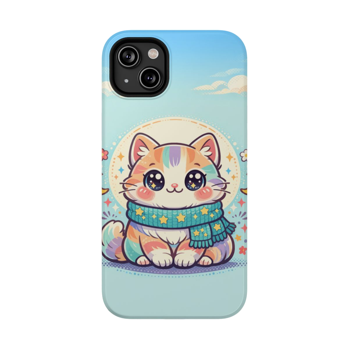 Happy Kitty Phone Case - iPhone 14 Plus