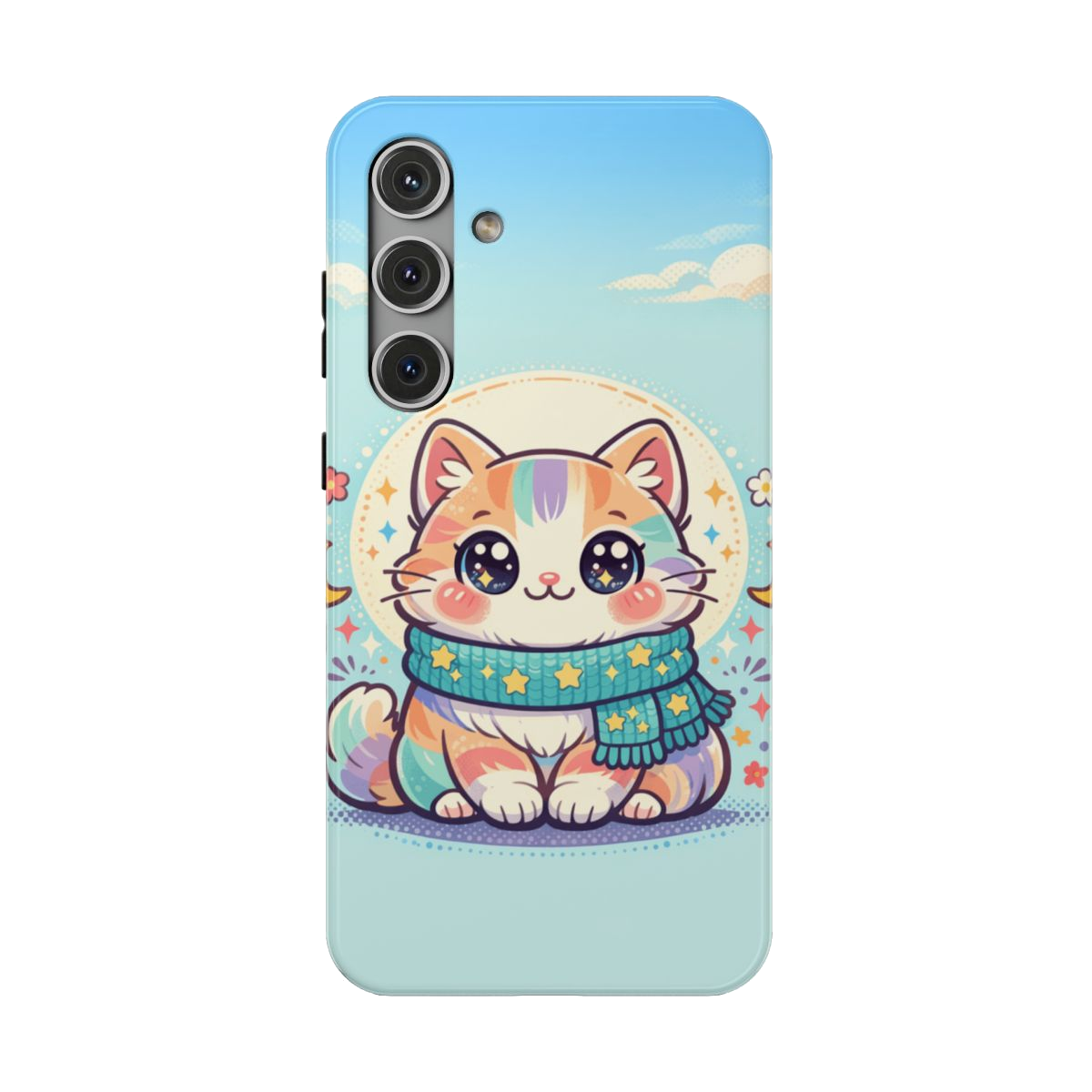 Happy Kitty Phone Case - Samsung Galaxy S24 Plus