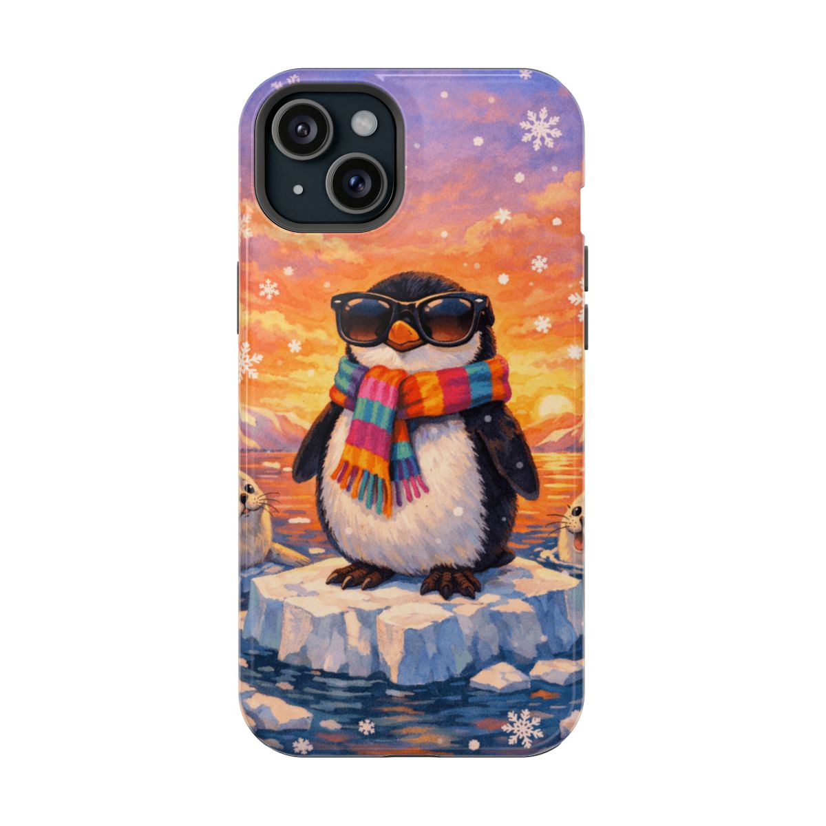 Cool Penguin Vibes Phone Case - iPhone 15 Plus