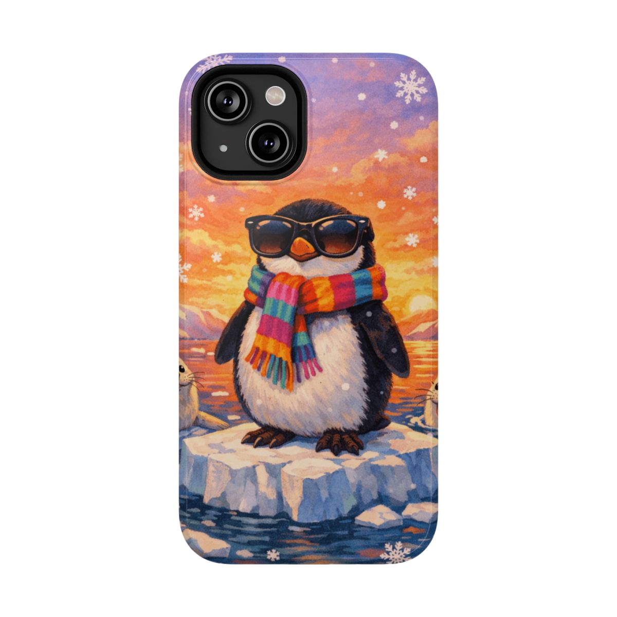 Cool Penguin Vibes Phone Case - iPhone 14