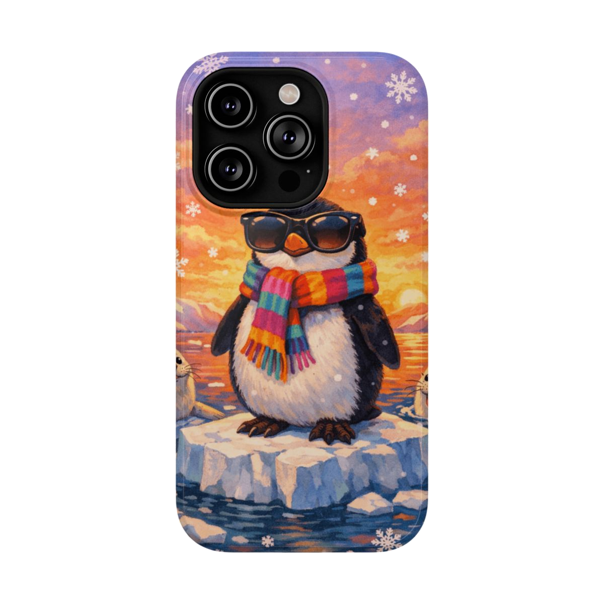 Cool Penguin Vibes Phone Case - iPhone 14 Pro