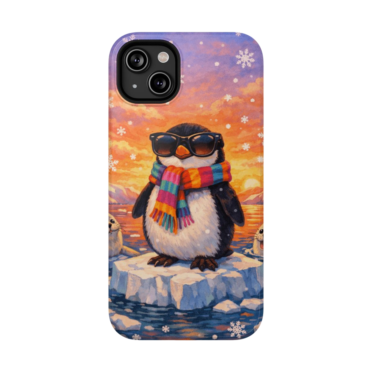Cool Penguin Vibes Phone Case - iPhone 14 Plus