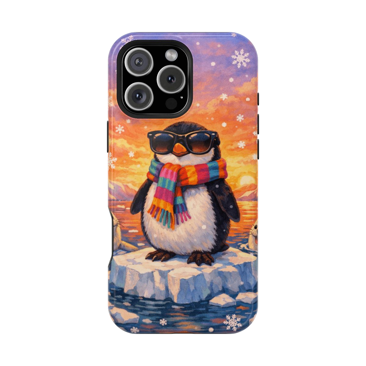 Cool Penguin Vibes Phone Case - iPhone 16 Pro Max
