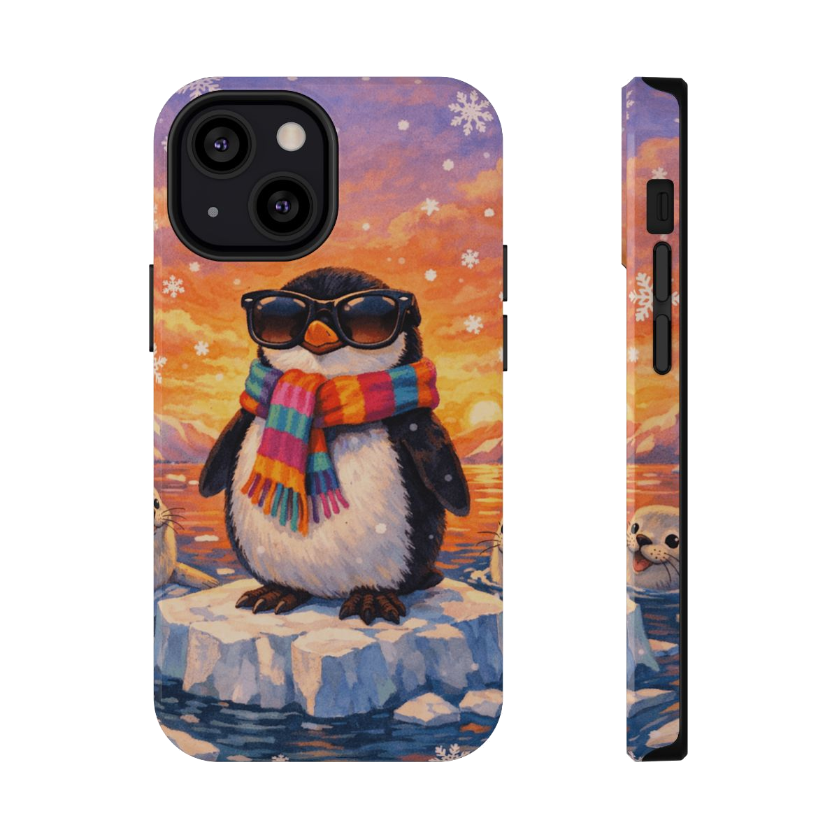 Cool Penguin Vibes Phone Case - iPhone 13 Mini