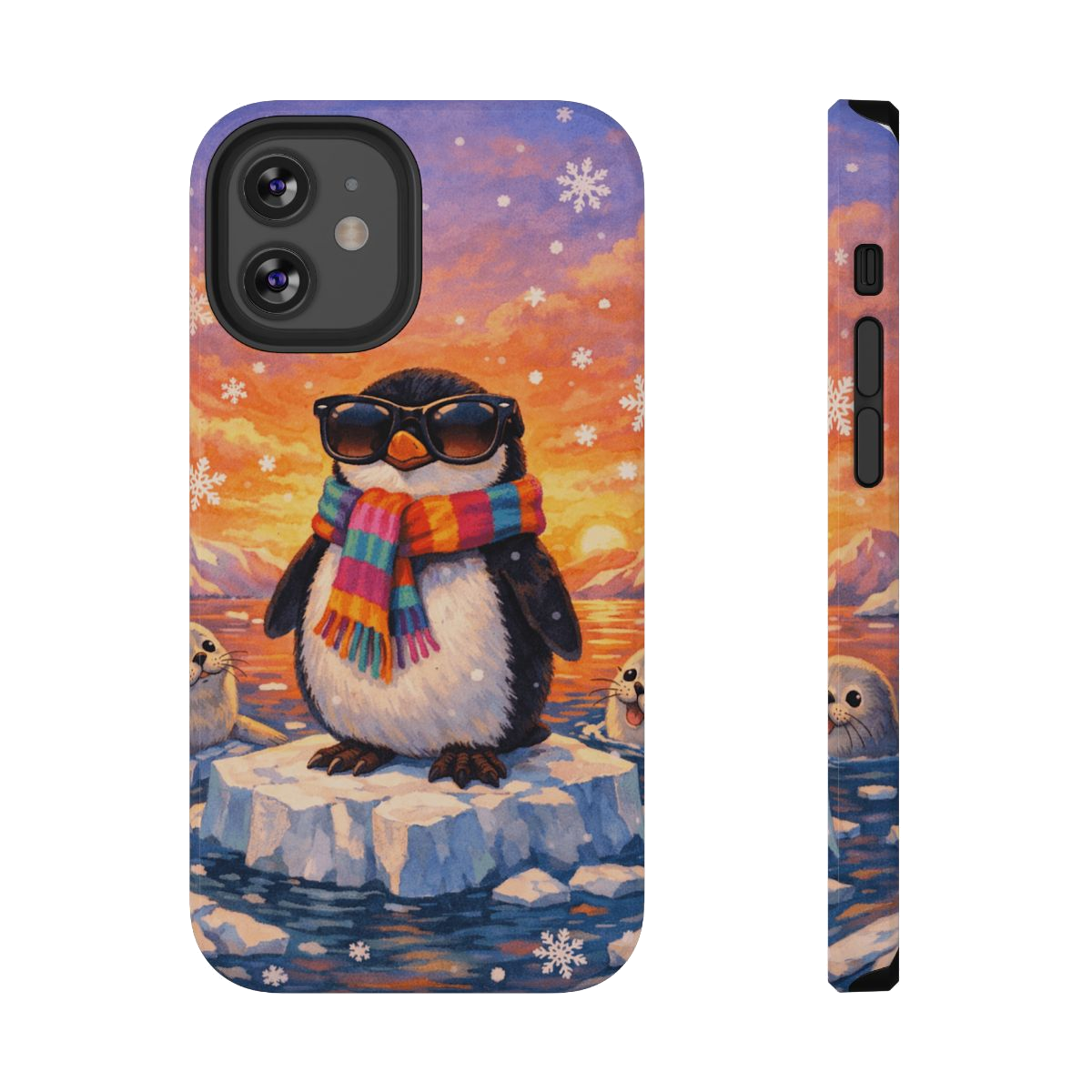 Cool Penguin Vibes Phone Case - iPhone 12 Mini
