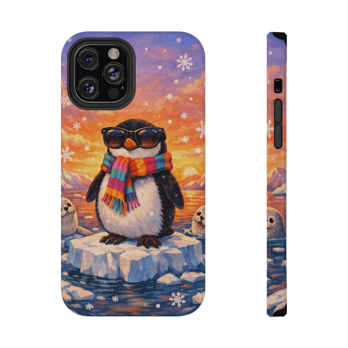 Cool Penguin Vibes Phone Case - iPhone 12 Pro